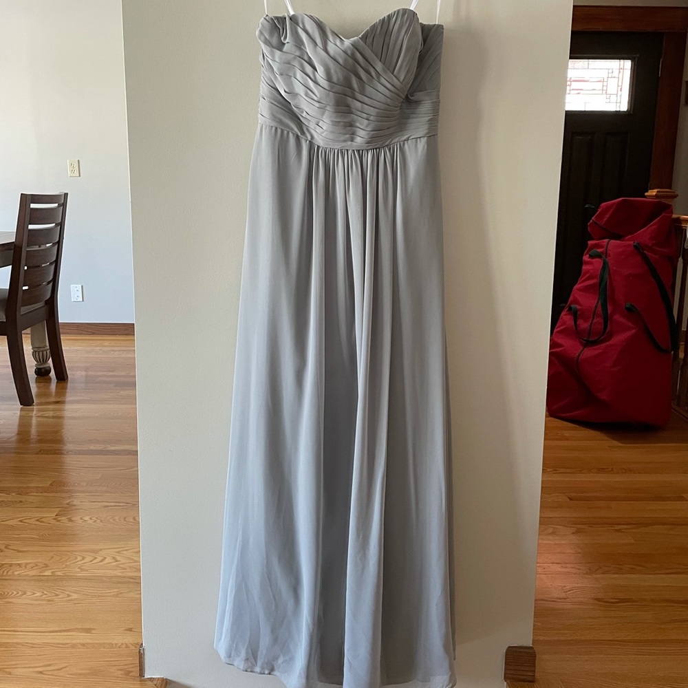 Grey B2 Jasmine Strapless Bridesmaid Dress